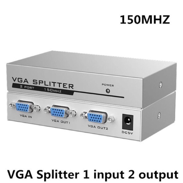 SALE VGA Splitter 1 lnput 2 output #คำค้นหาเพิ่มเจลทำความสะอาดฝุ่น Super Cleanสาย AC PoWer1.8 G-LINGการ์ดรีดเดอร์ Card Readerสายต่อจอ Monitorสายชาร์จกล้องติดรถยนต์