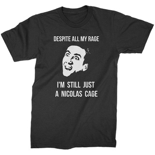 T-shirt  เสื้อยืดคอกลม ผ้าฝ้าย พิมพ์ลาย Despite All My Rage Nicolas คุณภาพสูง สไตล์เรโทร สําหรับผู้ชายS-5XL