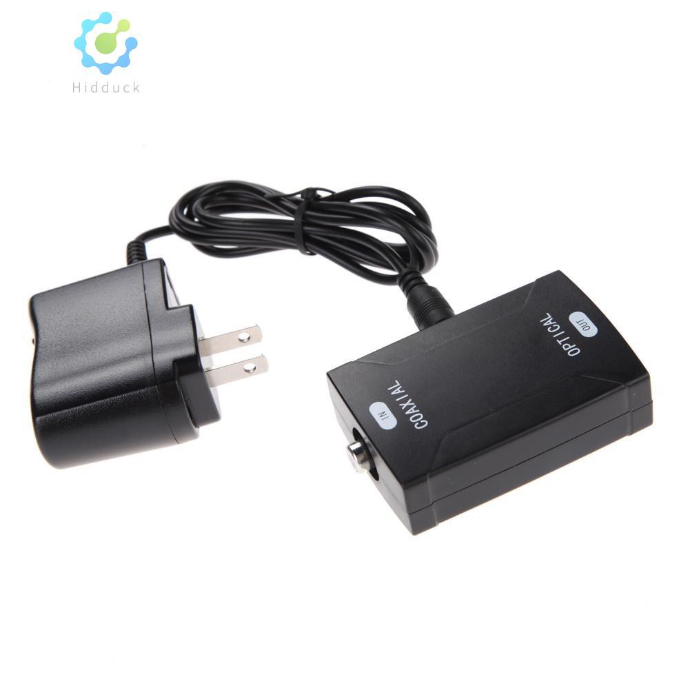 Hidduck อะแดปเตอร์แปลงเสียงดิจิตอล Coaxial Rca To Optical Toslink Spdif (ปลั๊ก Us) #7