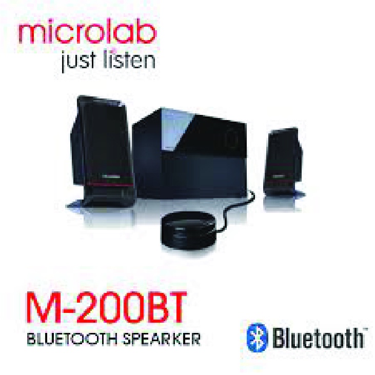 ลำโพงบลูทูธ 2.1 Microlab M200BT Bluetooth 2.1 Speaker System ลำโพงคอมพิวเตอร์ ต่อบลูทูธได้ ลำโพงทีวี