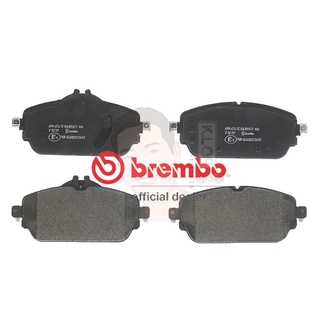 P50 119B ผ้าเบรก-F-แท้ BREMBO รุ่น Black : BENZ C-Class (W205/S205) 13-&gt; การันตีคุณภาพมาตรฐานโดย " เครอป อะไหล่ยนต์"