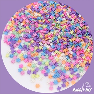 ฟีโม่ Fimo กลิตเตอร์ รูปเกล็ดหิมะ เกล็ดน้ำแข็ง โทนสีสดใส ขนา…