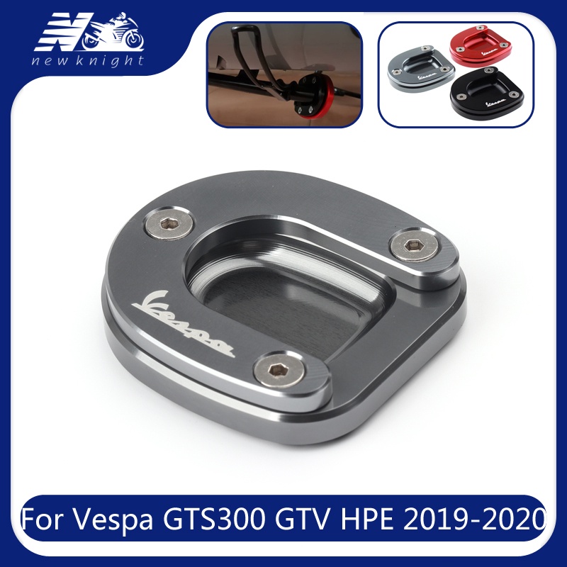 For Vespa GTS GTV 300 HPE 2019-2020 3 Color Motorcycle Kickstand Foot Side Stand Enlarge Extension P