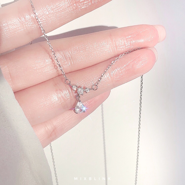 สร้อยคอ เงินแท้ 92.5% ส่งฟรี EMS ♡ รุ่น Silent ♡ - ( #L24 ) MixBlink