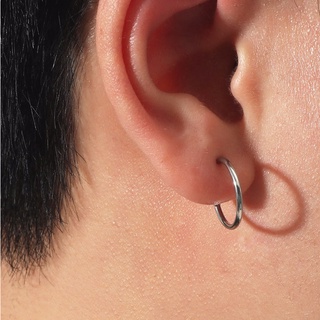 ต่างหูห่วงมินิมอลๆ 1pc Men Minimalist Hoop Earring