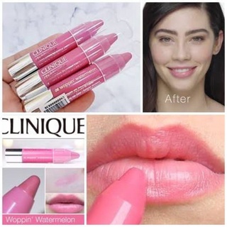 ลิปสติกสีชมพู Clinique Chubby Stick Moisturizing Lip Colour Balm