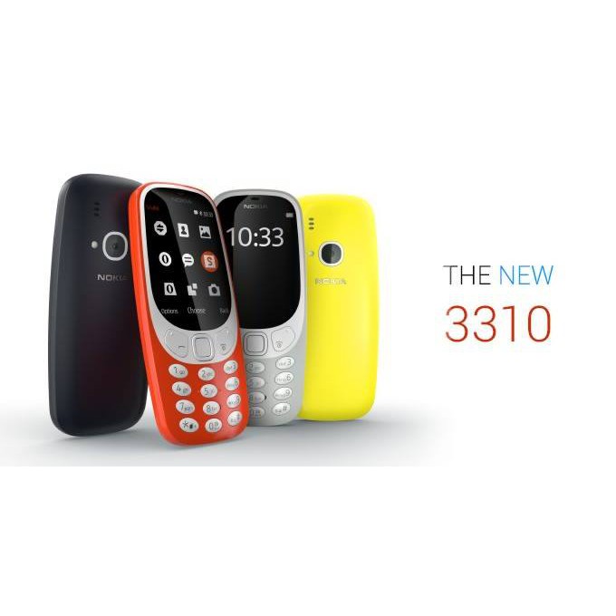 โทรศัพท์มือถือปุ่มกด Nokia3310 (เครื่องศูนย์แท้)​ ประกันเครื่อง1ปี