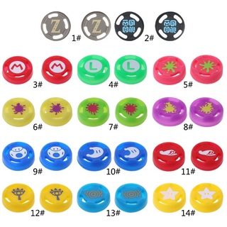 Rr ฝาครอบปุ่มกดจอยสติ๊ก อนาล็อก แบบนิ่ม สําหรับ Switch NS Controller Thumbstick 2 ชิ้น