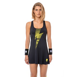 Hydrogen Tech Thunderbolt Dress (Black/Yellow)