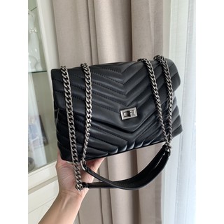 CC Chevron bag 28cm หนังแกะ แบรนด์Lovera