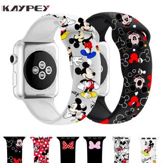 6 styles cartoon style strap For watch band 40mm 44mm iwatch band 38mm 42mm silicone bracelet correa watch7 SE 6  5 4 3 41mm 45mm