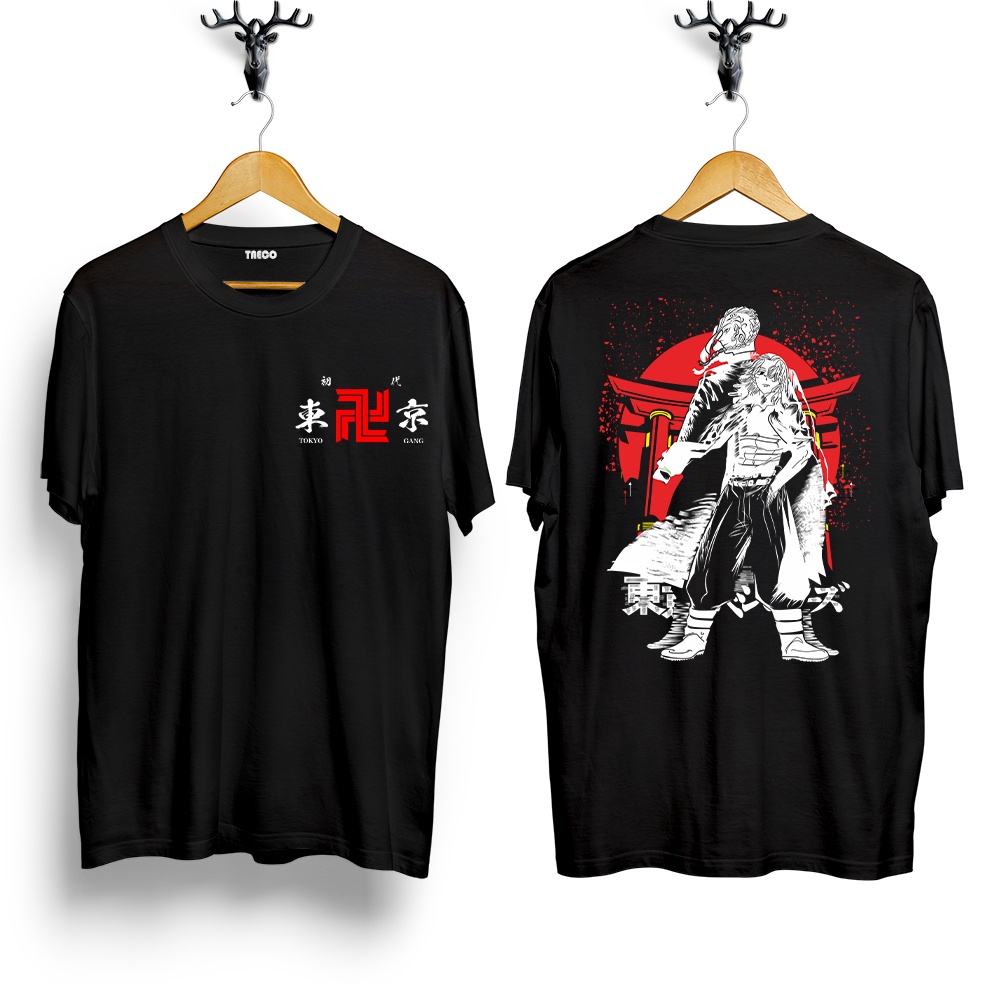 Hitam เสื้อยืด tokyo revengers distro / เสื้อยืด DRAWN MIKEY [สีดํา] / เสื้อยืด distro / เสื้อ GENG 