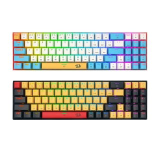 [New] Redragon K688 keyboard คีย์บอร์ดเล่นเกม แบบใช้สาย USB RGB Hotswap 78 คีย์ แป้นพิมพ์เครื่องกล