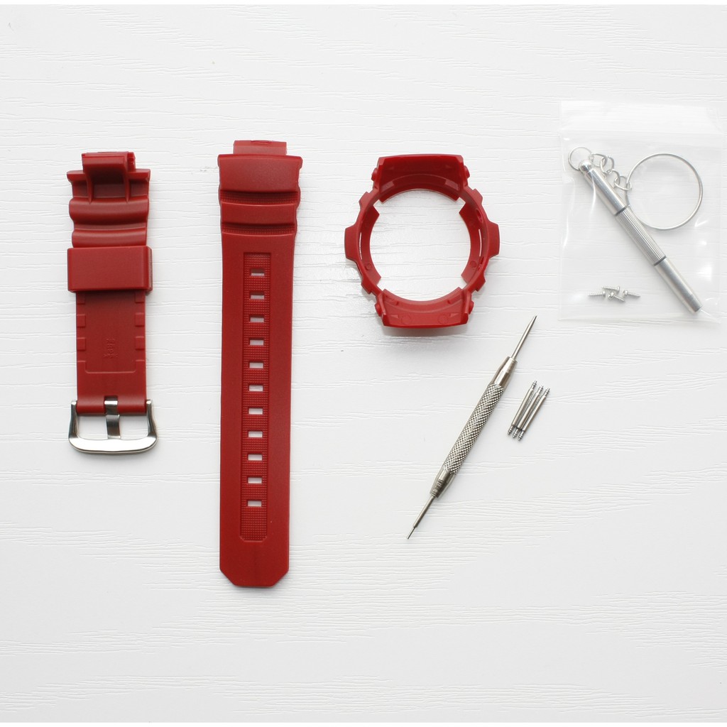 สายนาฬิกาเรซิ่นสําหรับ AW-591 AW-590 AWG-M100/101 Bezel Gshock ทนสายนาฬิกา Watchcover Watchcase ราคา ถูกที่สุด ดีลบีเคเค แกลเลอรีภาพที่ 7