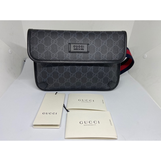 gucci gg black belt bag