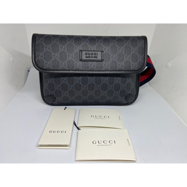 Gucci GG Black belt bag คาดอก ใหม่ แท้ 100%