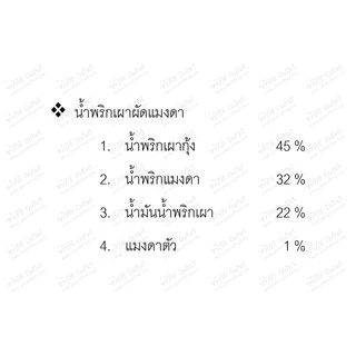 จ่าวิรัช น้ำพริกเผาผัดแมงดา,ภายในซีลถุงสูญญากาศ,ถุงสามารถนำเข้าไมโครเวฟได้