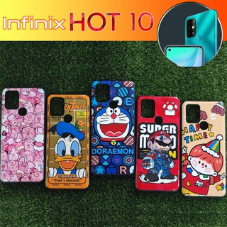 เคส ขอบยาง ลายอินดี้  สำหรับ Infinix Hot 10