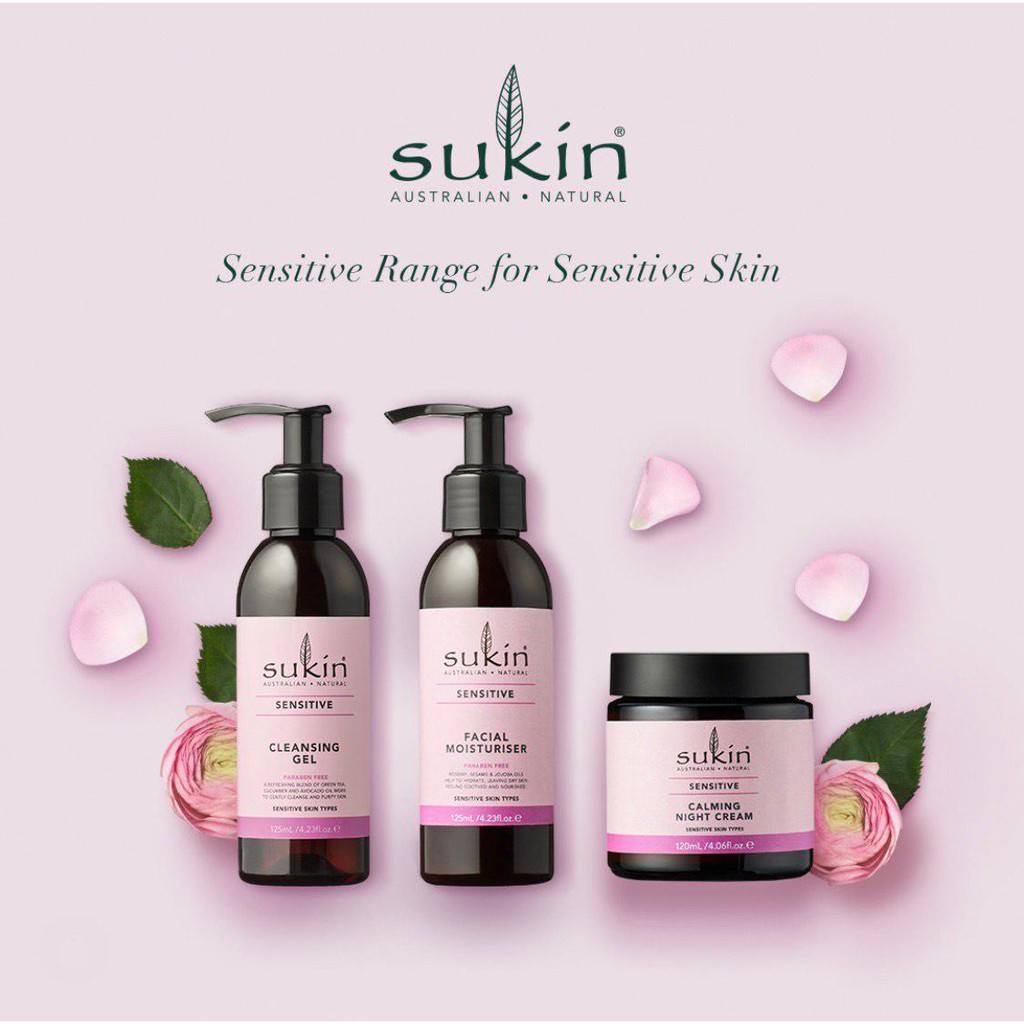 sukin for sensitive skin