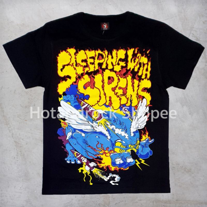 เสื้อวงสีดำ Sleeping With Sirens TDM 1321 Hotandrock