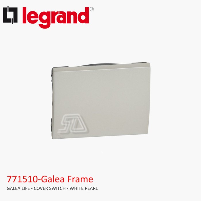 LEGRAND GALEA LIFE COVER SWITCH - สีขาว PEARL