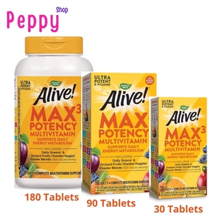 Natures Way Alive! Max3 Daily Multi-Vitamin No Added Iron วิตามินรวม