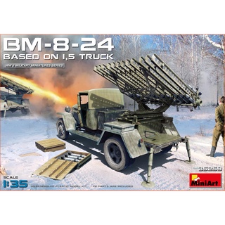 โมเดลประกอบ MiniArt 1/35 MI35259 BM-8-24 BASED