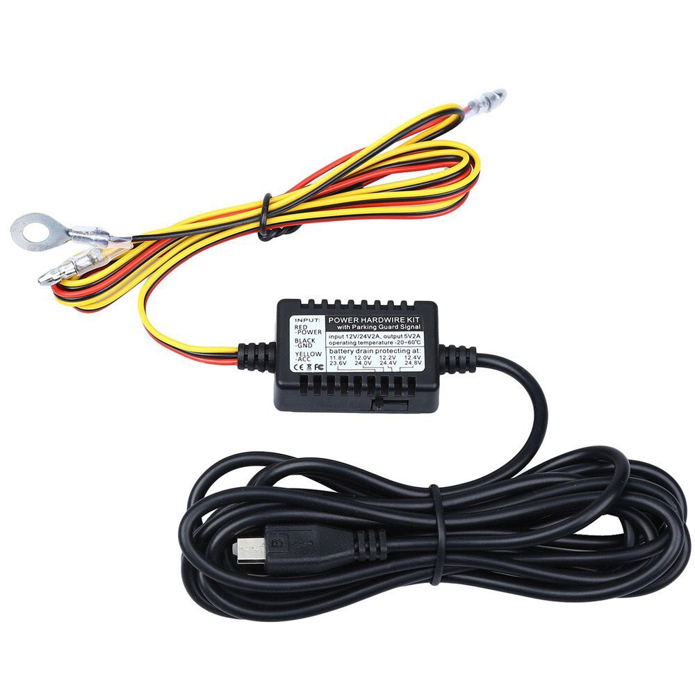 Anytek Thailand สายต่อตรง Blueskysea Universal Micro USB Hardwire Kits 12V to 5V Power Adapter