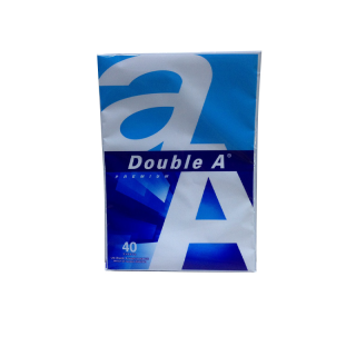 กระดาษถ่ายเอกสาร Double A 80 gsm A4 . 40 Sheets