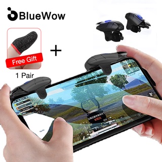 Bluewow JS32 จอยสติ๊กควบคุมเกมมือถือสําหรับ PUBG Up to 30 Clicks Per Seco