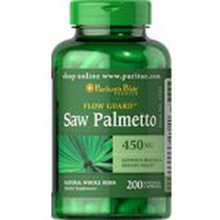 puritan SAW PALMETTO 450 mg. อาหารเสริมช่วยเรื่องต่อมลูกหมาก