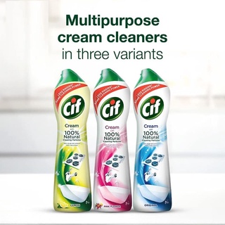 Cif Cleaning Cream ขนาด (660g.)ครีมทำความสะอาดขจัดคราบและฆ่า…