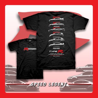 เสื้อยืดโอเวอร์ไซส์เสื้อ TYPE R  ลาย(1)  เสื้อยืดแขนสั้นพิมพ์ลายS-3XL