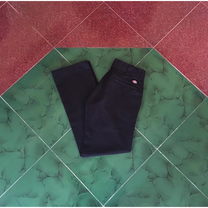 DICKIES ดิ๊กกี้ 873 สีดําสลิมตรง