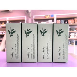 Innisfree Green Tea Seed Serum 80ml. (สูตรใหม่) (แพ็คเกจ 2018) เซรั่มบำรุงผิวผสมคุณค่าจากชาเขียว