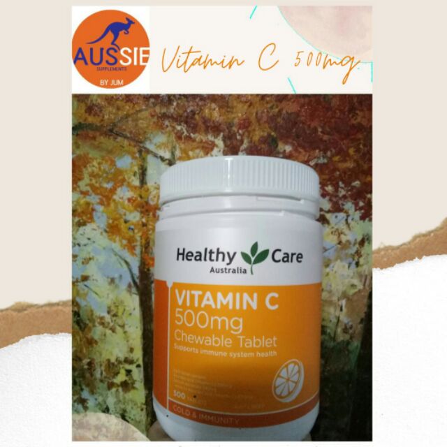 Healthy Care Vitamin C 500mg chewable 500