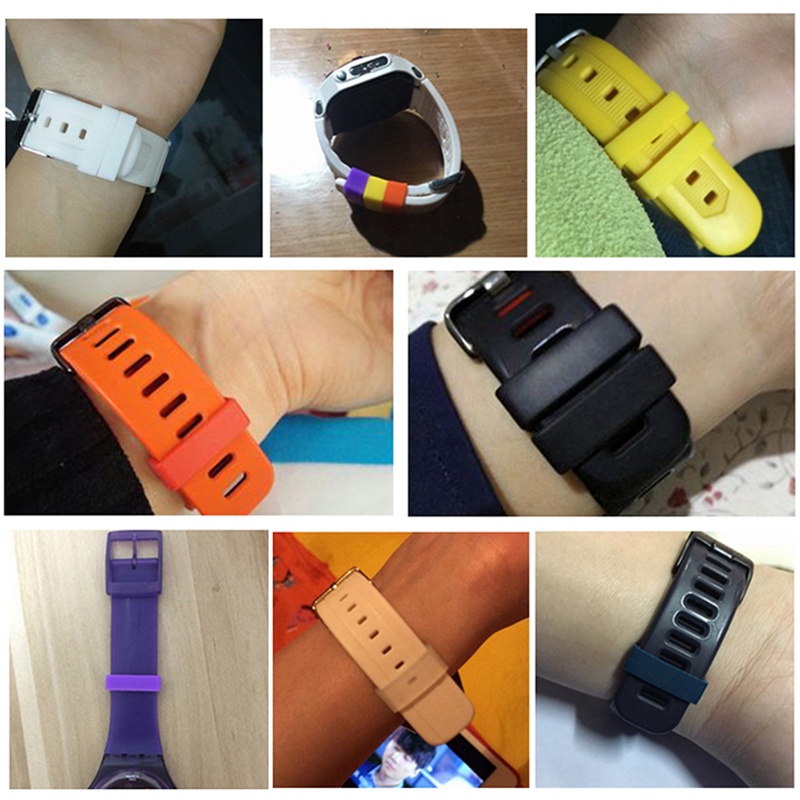 4ชิ้นผู้ถือนาฬิกาสร้อยข้อมือแหวนห่วงยางสายนาฬิกาแหวนนาฬิกาวงผู้รักษาประตูห่วง12 14 16 17 18 19 20 22 24 26มิลลิเมตรผู้ชายผู้หญิงนักเรียนนาฬิกาการรักษาความปลอดภัยแหวนซิลิ