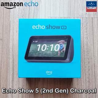 AMAZON® Echo Show 5 (2nd Gen) Charcoal ลำโพงอัจฉริยะ พร้อมจอทัชสกรีน และกล้อง Smart display with Alexa and 2 MP camera