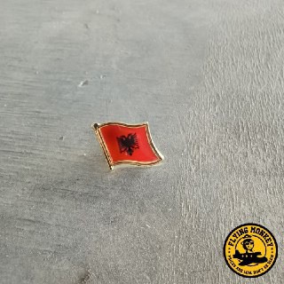 Albania Country Flag Pin Badge collection คริสตัลธง Lapel Pin