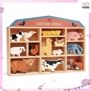 ชุดของเล่นไม้ Farmyard Animals แบรนด์ Tender Leaf Toys