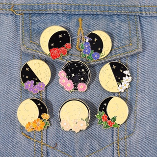 Starry ดอกไม้ Lapel Pin ของขวัญสำหรับเพื่อนเสื้อผ้าอุปกรณ์เสริม