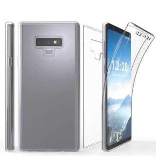 A344 Samsung S10 S10+ Note10 9 S9 S8 Edge ฝาปิดเคสโฟน TPU แบบครอบขจัดคราบไขมันแบบเต็มตัวแบบเต็มตัวแบบเต็มตัว S9+