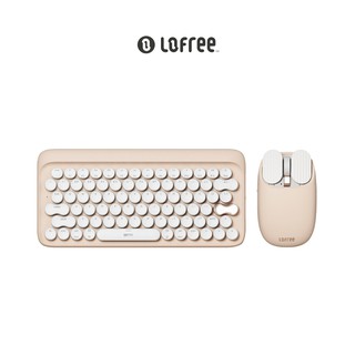 Xiaomi Lofree Dual-Mode Keyboard &amp; Mouse WHITE Bluetooth2.4G รองรับMac IOS Window Android #คีย์บอร์ดไร้สาย #LofreeTH