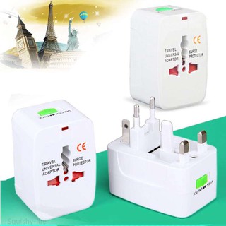 Universal Plug Travel Adapter หัวปลั๊ก เอนกประสงค์ (สีขาว)