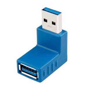 90 องศา USB 2.0 USB 3.0 ชาย-หญิง L ซ้ายขวา USB3.0 M/F ข้อมูลแปลงสาย Extender CONNECTOR