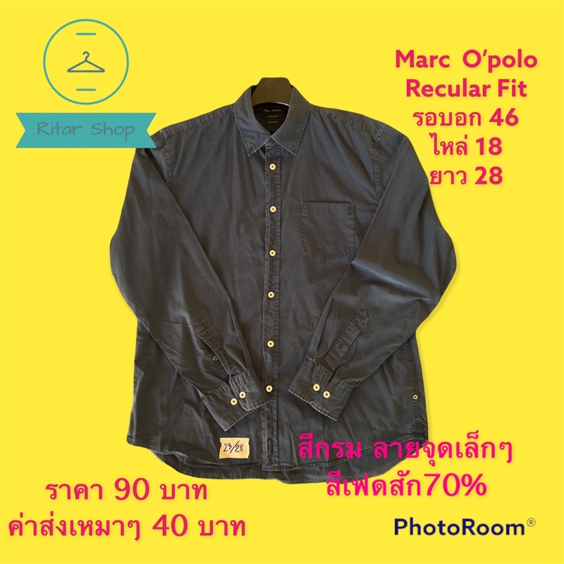 เสื้อเชิ้ตมือสอง MacO’polo recular fit