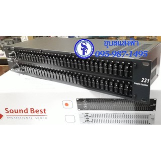 Graphic Equalizer 2U EQ-231 Soundbest อีคิวอีควอไลเซอร์31ช่อง ซาวเบส