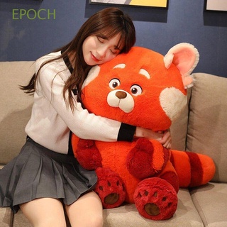 Epoch ตุ๊กตาการ์ตูนแพนด้า แบบนิ่ม สีแดง สําหรับตกแต่งโซฟา ห้องเด็ก