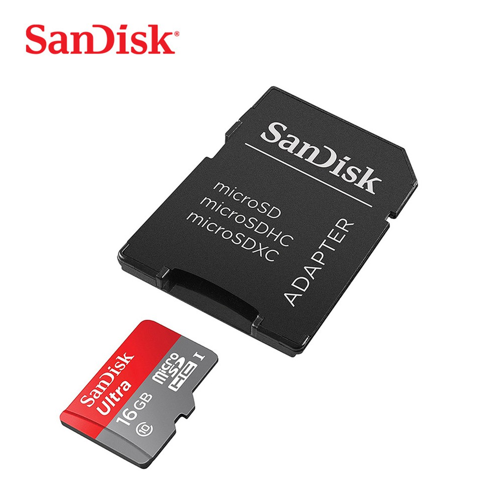 การ์ดหน่วยความจํา Micro Sdhc / Tf Memory Card W / Sdhc Card 16 Gb