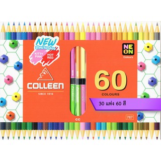 COLLEEN สีไม้คอลลีน 30 แท่ง 60 หัว